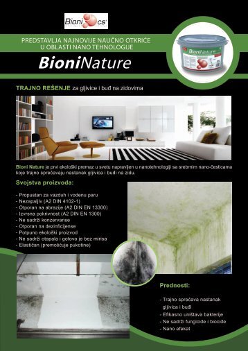 BioniNature - Nanotehnologije