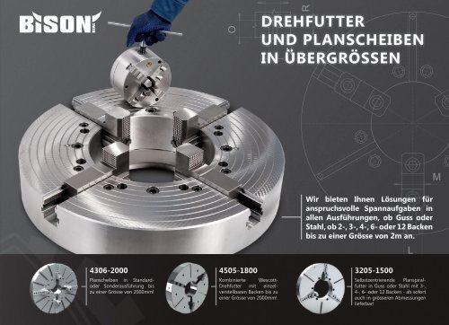 Drehfutter und Planscheiben - BISON-BIAL