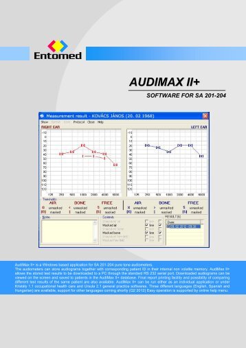 AUDIMAX II+ - Entomed AB