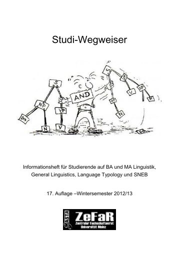 Linguistik Erstiheft 2012-13 - Linguistics • Johannes Gutenberg ...