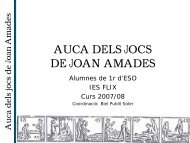 AUCA DELS JOCS DE JOAN AMADES - La Ribera