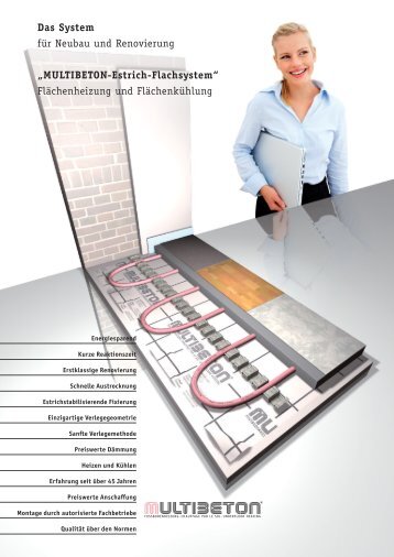 MB-Estrich-Flachsystem - Multibeton