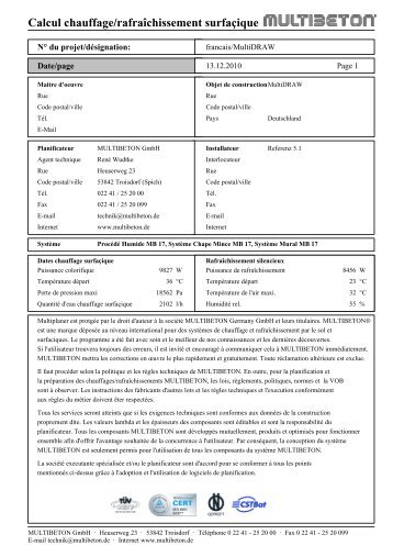 Example de calcul - FranÃƒÂ§ais - Multibeton