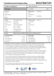 Sample planning - Multibeton