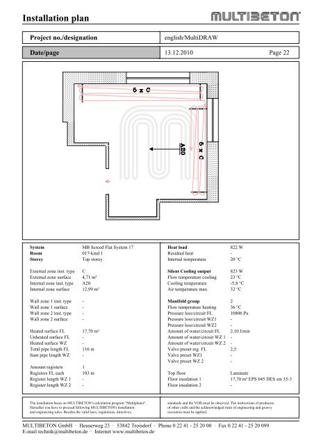 Sample planning - Multibeton