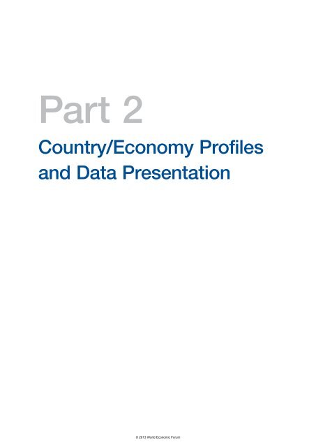The Travel & Tourism Competitiveness Report 2013