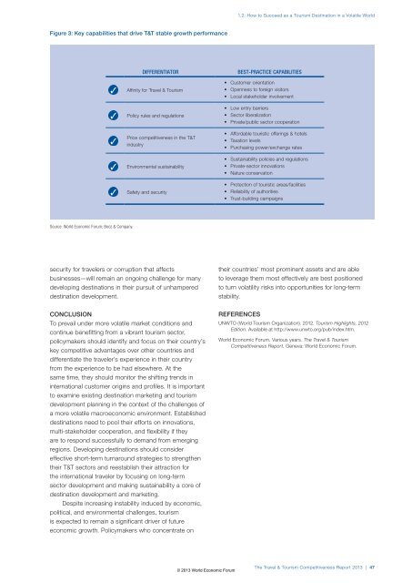 The Travel & Tourism Competitiveness Report 2013