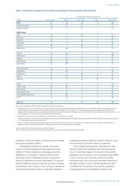 The Travel & Tourism Competitiveness Report 2013