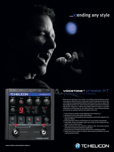 TC Helicon VoiceTone Create-XT - Full Compass