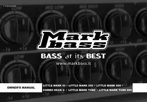 owner's manual - Markbass