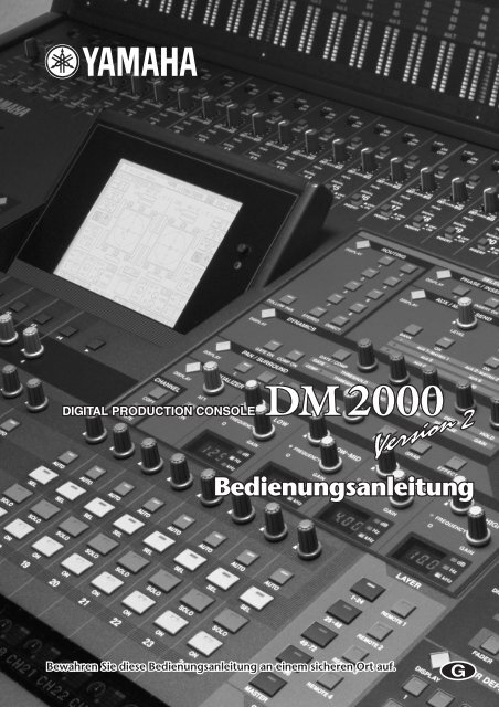 DM2000 V2_G Bedienungsanleitung - Musik Produktiv