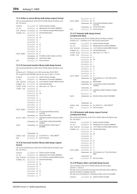 DM2000 V2_G Bedienungsanleitung - Musik Produktiv