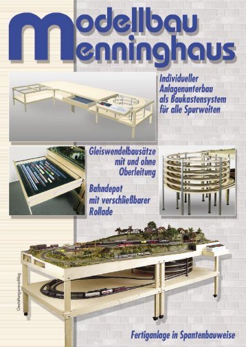 Rahmen- und Plattensystem - Modellbau Menninghaus