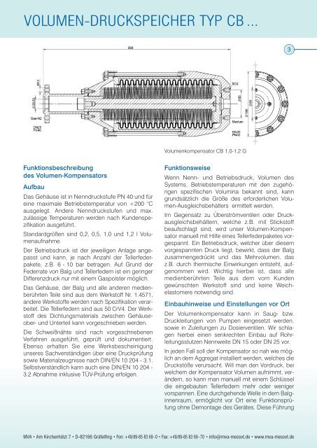 Datenblatt CB 1007 Rev03 - MVA Mess