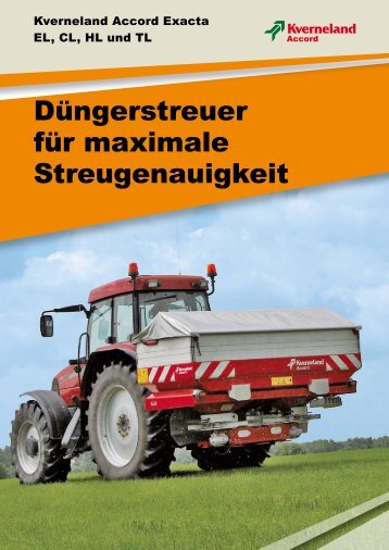 Düngerstreuer für maximale Streugenauigkeit