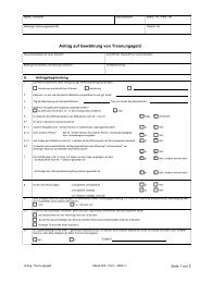 Antrag auf Gewährung von Trennungsgeld - bei Justiz Online in MV