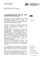 Landesfeuerwehrschule Malchow bietet ab sofort Online-Training an