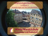 TV - Private Maria-Ward-Schule Landau