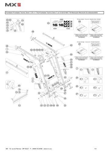 Frontlader>Frontlader Technic Serie T (T6 => T16)>Frontlader ... - MX