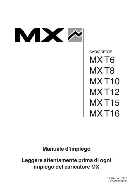 Manuale d'impiego - MX