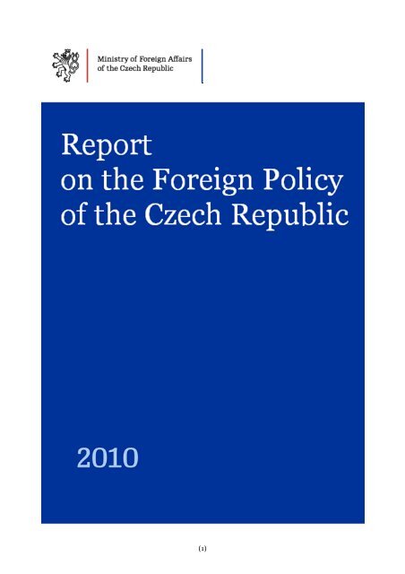 Report on the Foreign Policy of the Czech