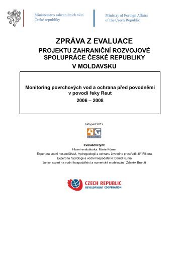 EvaluaÄnÃ­ zprÃ¡va - projekt Reut - MZV ÄR
