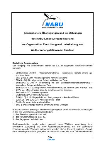 Die Anhandlung als PDF-Download - beim NABU im Saarland