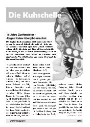 15 Jahre Zunftmeister - Jürgen Kaiser übergibt sein Amt