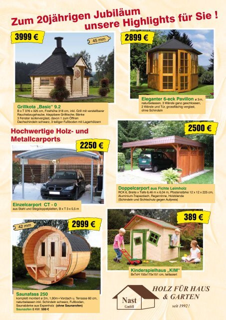 Holz für Haus & Garten - R. Nast