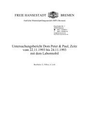 Untersuchungsbericht Dom Peter & Paul, Zeitz vom 22.11.1993 bis ...