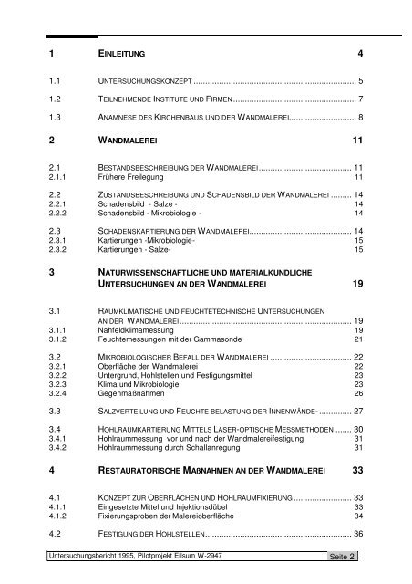 Pilotprojekt Eilsum - Amtliche Materialprüfungsanstalt