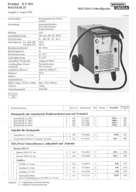 MIG/MAG-Schweißgeräte - ms Projektierung GmbH