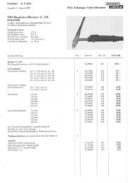 Preisliste/Ausführung/technische Daten - ms Projektierung GmbH