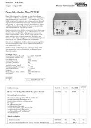 Preisliste/Ausführung/technische Daten - ms Projektierung GmbH