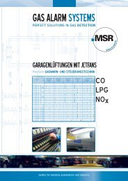 Page 1 MSR CO LPG NOX Page 2 GAS ALARM SYSTEMS ...