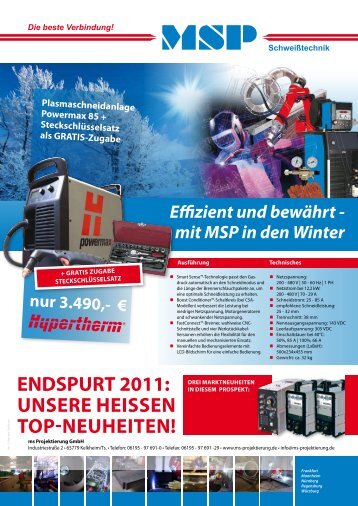 ENDSPURT 2011 - ms Projektierung GmbH