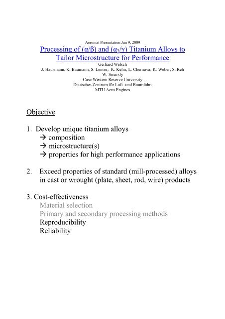 Processing of - MTU Aero Engines