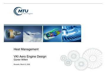 Heat Management VKI Aero Engine Design - MTU Aero Engines