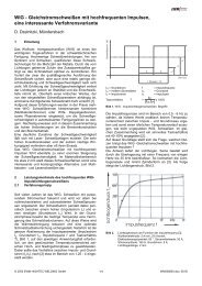 WIG - Gleichstromschweißen mit hochfrequenten ... - SaxWeld GmbH