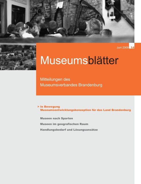 Museumsentwicklungskonzeption - Museumsverband Brandenburg ...