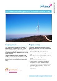 Grid-connected electricity generation from wind turbines ... - MyClimate