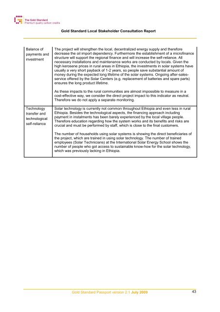 GSV2 LSC-Report-VPA1 - MyClimate