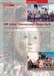 100 Jahre Narrenzunft Haigerloch - Narrenzunft Haigerloch eV