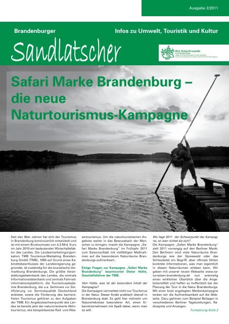 Sandlatscher - NaturFreunde Brandenburg