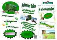 Programm Kindergruppe 2013 - Naturfreunde Metzingen