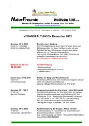 Dezember 2012 - Naturfreunde Weilheim