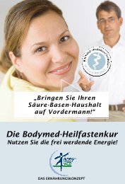 Die Bodymed-Heilfastenkur - Naturheilkundepraxis Adler