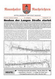 Neubau der Langen Straße - in Naunhof