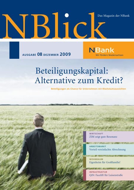 Beteiligungskapital: Alternative zum Kredit? - bei der NBank