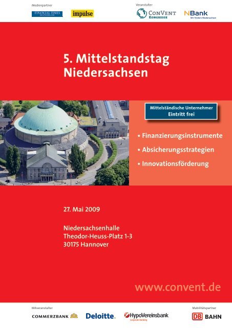 5. Mittelstandstag Niedersachsen - bei der NBank